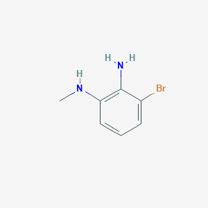 molecular formula C7H9BrN2 B1439134 3-bromo-N1-methylbenzene-1,2-diamine CAS No. 1150617-55-2