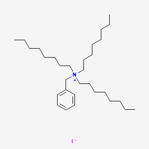 molecular formula C31H58IN B14391422 N-Benzyl-N,N-dioctyloctan-1-aminium iodide CAS No. 88054-87-9