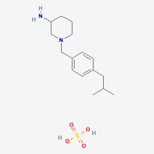 B1439145 1-(4-Isobutylbenzyl)piperidin-3-amine sulfate CAS No. 1019331-38-4