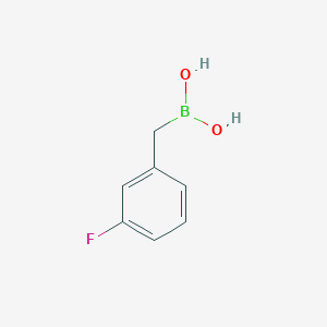 [(3-Fluorophenyl)methyl]boronic acid