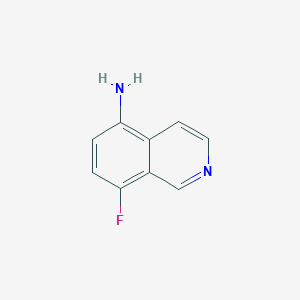molecular formula C9H7FN2 B1439149 8-氟异喹啉-5-胺 CAS No. 608515-47-5