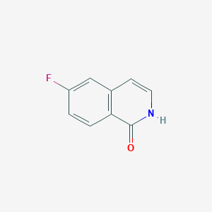 molecular formula C9H6FNO B1439150 6-氟异喹啉-1(2H)-酮 CAS No. 214045-85-9