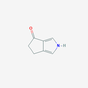 molecular formula C7H7NO B1439151 5,6-Dihydro-2h-cyclopenta[c]pyrrol-4-one CAS No. 95065-06-8