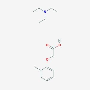 molecular formula C15H25NO3 B14391534 N,N-diethylethanamine;2-(2-methylphenoxy)acetic acid CAS No. 89423-27-8