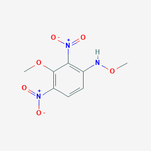 molecular formula C8H9N3O6 B14391536 N,3-Dimethoxy-2,4-dinitroaniline CAS No. 88106-07-4