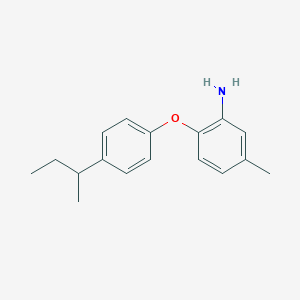 molecular formula C17H21NO B1439157 2-[4-(Sec-butyl)phenoxy]-5-methylaniline CAS No. 946683-11-0