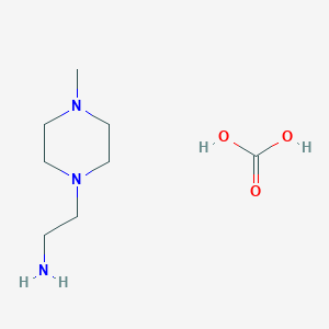 molecular formula C8H19N3O3 B1439169 2-(4-Methyl-piperazin-1-YL)-ethylamine carbonate CAS No. 1185064-26-9
