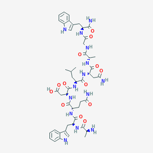 molecular formula C49H66N14O13 B143917 Locustamyoinhibiting Peptide, Locusta Migratoria CAS No. 138168-63-5