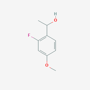 molecular formula C9H11FO2 B1439175 1-(2-Fluoro-4-methoxyphenyl)ethanol CAS No. 74457-87-7