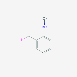 molecular formula C8H6IN B14391764 1-(Iodomethyl)-2-isocyanobenzene CAS No. 88644-60-4