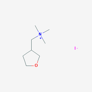molecular formula C8H18INO B14391811 N,N,N-Trimethyl(oxolan-3-yl)methanaminium iodide CAS No. 90032-54-5