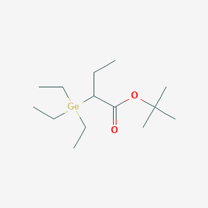 molecular formula C14H30GeO2 B14391818 tert-Butyl 2-(triethylgermyl)butanoate CAS No. 88011-30-7