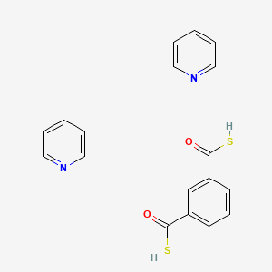 molecular formula C18H16N2O2S2 B14391866 benzene-1,3-dicarbothioic S-acid;pyridine CAS No. 88418-29-5