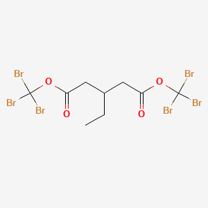 molecular formula C9H10Br6O4 B14391874 Bis(tribromomethyl) 3-ethylpentanedioate CAS No. 88070-50-2