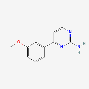 molecular formula C11H11N3O B1439191 4-(3-Methoxyphenyl)pyrimidin-2-amine CAS No. 1158235-36-9