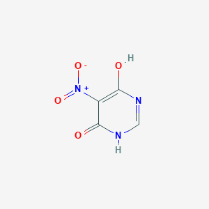 molecular formula C4H3N3O4 B014392 4,6-Dihydroxy-5-nitropyrimidine CAS No. 2164-83-2