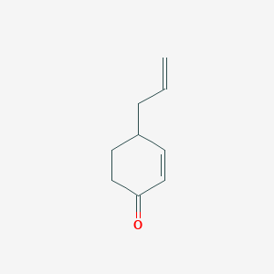 molecular formula C9H12O B143920 4-(2-Propenyl)-2-cyclohexen-1-one CAS No. 4166-61-4