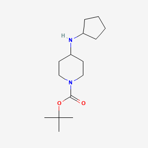 molecular formula C15H28N2O2 B1439206 1-BOC-4-CYCLOPENTYLAMINO-PIPERIDINE CAS No. 812690-40-7