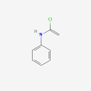 molecular formula C8H8ClN B14392064 N-(1-Chloroethenyl)aniline CAS No. 88046-73-5