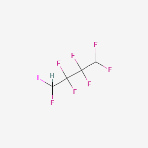 molecular formula C4H2F7I B14392236 1,1,2,2,3,3,4-Heptafluoro-4-iodobutane CAS No. 90015-83-1