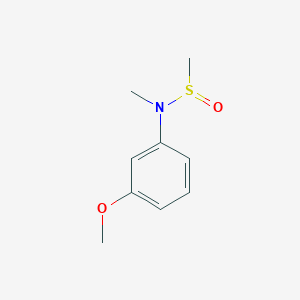 molecular formula C9H13NO2S B14392258 N-(3-methoxyphenyl)-N-methylmethanesulfinamide CAS No. 87433-23-6