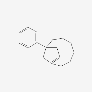 molecular formula C17H22 B14392295 1-Phenylbicyclo[6.2.1]undec-8-ene CAS No. 89398-55-0