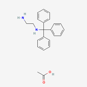 molecular formula C23H26N2O2 B1439231 Trt-eda acoh CAS No. 1170595-42-2