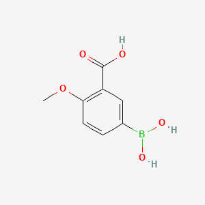 molecular formula C8H9BO5 B1439236 5-Borono-2-methoxybenzoic acid CAS No. 913836-12-1