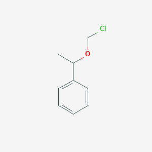 molecular formula C9H11ClO B14392480 [1-(Chloromethoxy)ethyl]benzene CAS No. 88023-77-2