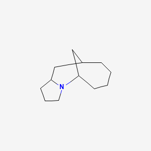 molecular formula C12H21N B14392487 Decahydro-1H-5,10-methanopyrrolo[1,2-a]azonine CAS No. 90038-92-9