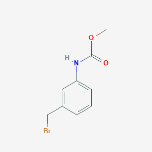 molecular formula C9H10BrNO2 B14392534 Methyl [3-(bromomethyl)phenyl]carbamate CAS No. 88465-55-8