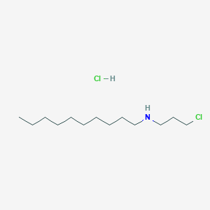 molecular formula C13H29Cl2N B14392544 N-(3-chloropropyl)decan-1-amine;hydrochloride CAS No. 88090-17-9