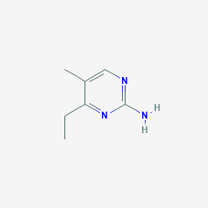 molecular formula C7H11N3 B1439262 4-Ethyl-5-methylpyrimidin-2-amine CAS No. 35733-54-1