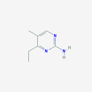 molecular formula C7H11N3 B1439262 4-乙基-5-甲基嘧啶-2-胺 CAS No. 35733-54-1
