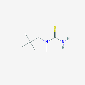 molecular formula C7H16N2S B14392764 N-(2,2-Dimethylpropyl)-N-methylthiourea CAS No. 89563-36-0
