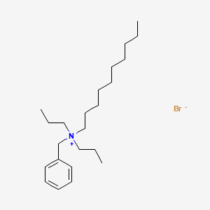 molecular formula C23H42BrN B14392769 N-Benzyl-N,N-dipropyldecan-1-aminium bromide CAS No. 90105-64-9