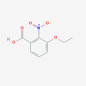 molecular formula C9H9NO5 B1439282 3-Ethoxy-2-nitrobenzoic acid CAS No. 90564-27-5