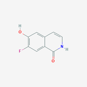 molecular formula C9H6FNO2 B1439284 7-氟-6-羟基异喹啉-1(2H)-酮 CAS No. 850340-95-3