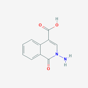 2-Amino-1-oxo-1,2-dihydroisoquinoline-4-carboxylic acid
