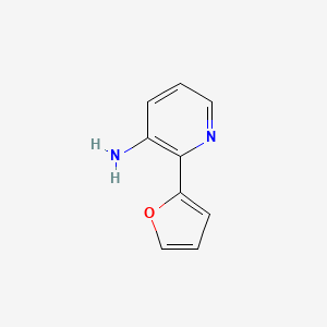 molecular formula C9H8N2O B1439293 2-(Furan-2-yl)pyridin-3-amine CAS No. 886508-57-2