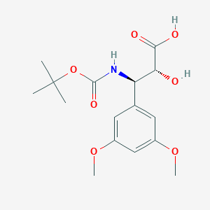 (2R,3R)-3-((tert-Butoxycarbonyl)amino)-3-(3,5-dimethoxyphenyl)-2-hydroxypropanoic acid