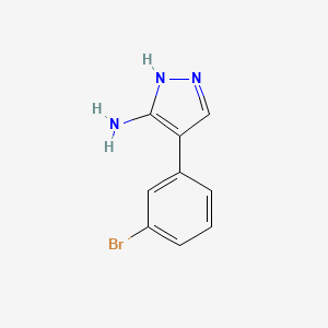 4-(3-bromophenyl)-1H-pyrazol-3-amine