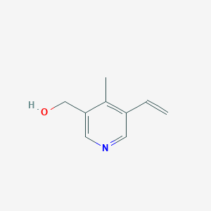 molecular formula C9H11NO B14392998 (5-Ethenyl-4-methylpyridin-3-yl)methanol CAS No. 88110-20-7