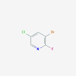 molecular formula C5H2BrClFN B1439303 3-Bromo-5-chloro-2-fluoropyridine CAS No. 884494-87-5