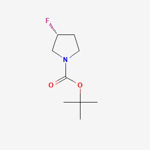 molecular formula C9H16FNO2 B1439306 (R)-1-Boc-3-fluoropyrrolidine CAS No. 876617-25-3