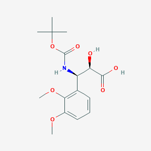 (2R,3R)-3-((tert-Butoxycarbonyl)amino)-3-(2,3-dimethoxyphenyl)-2-hydroxypropanoic acid
