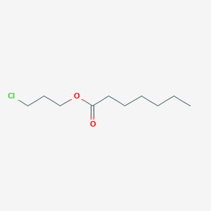 molecular formula C10H19ClO2 B14393125 3-Chloropropyl heptanoate CAS No. 88606-69-3