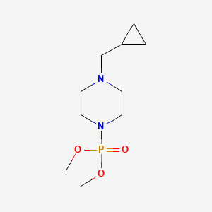 molecular formula C10H21N2O3P B14393136 Dimethyl [4-(cyclopropylmethyl)piperazin-1-yl]phosphonate CAS No. 89504-57-4
