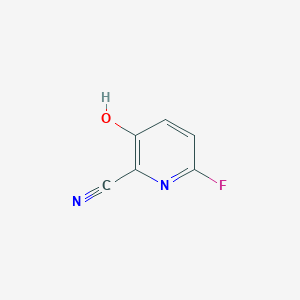 molecular formula C6H3FN2O B1439318 6-Fluoro-3-hydroxypicolinonitrile CAS No. 727736-71-2