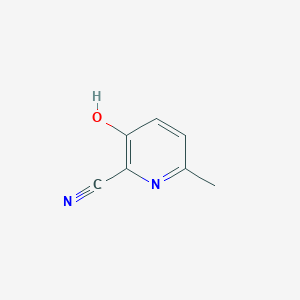 molecular formula C7H6N2O B1439319 3-Hydroxy-6-methylpicolinonitrile CAS No. 727736-69-8